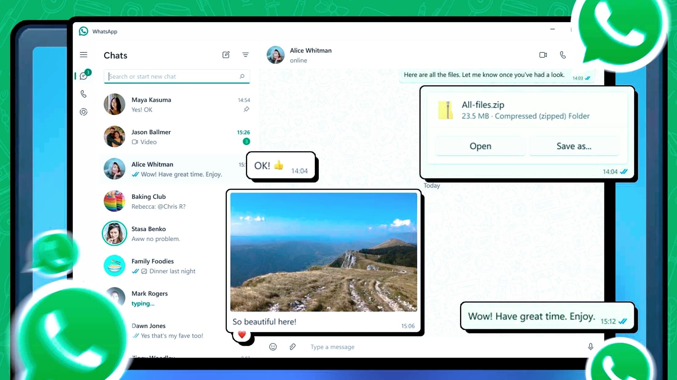 How can I access WA web backups easily? 三