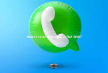 How to recall messages on WA Web?-Wa web