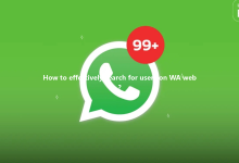 How to effectively search for users on WA web?-Wa web