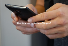 How to group contacts on WA web?-Wa web