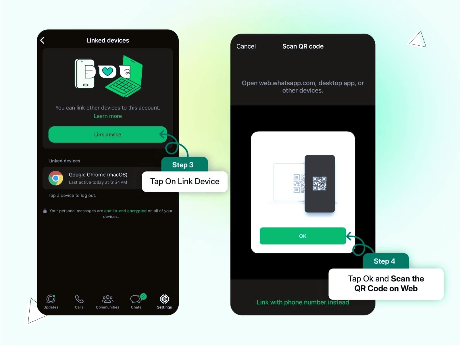 How to easily restore chat history on WA web? 二