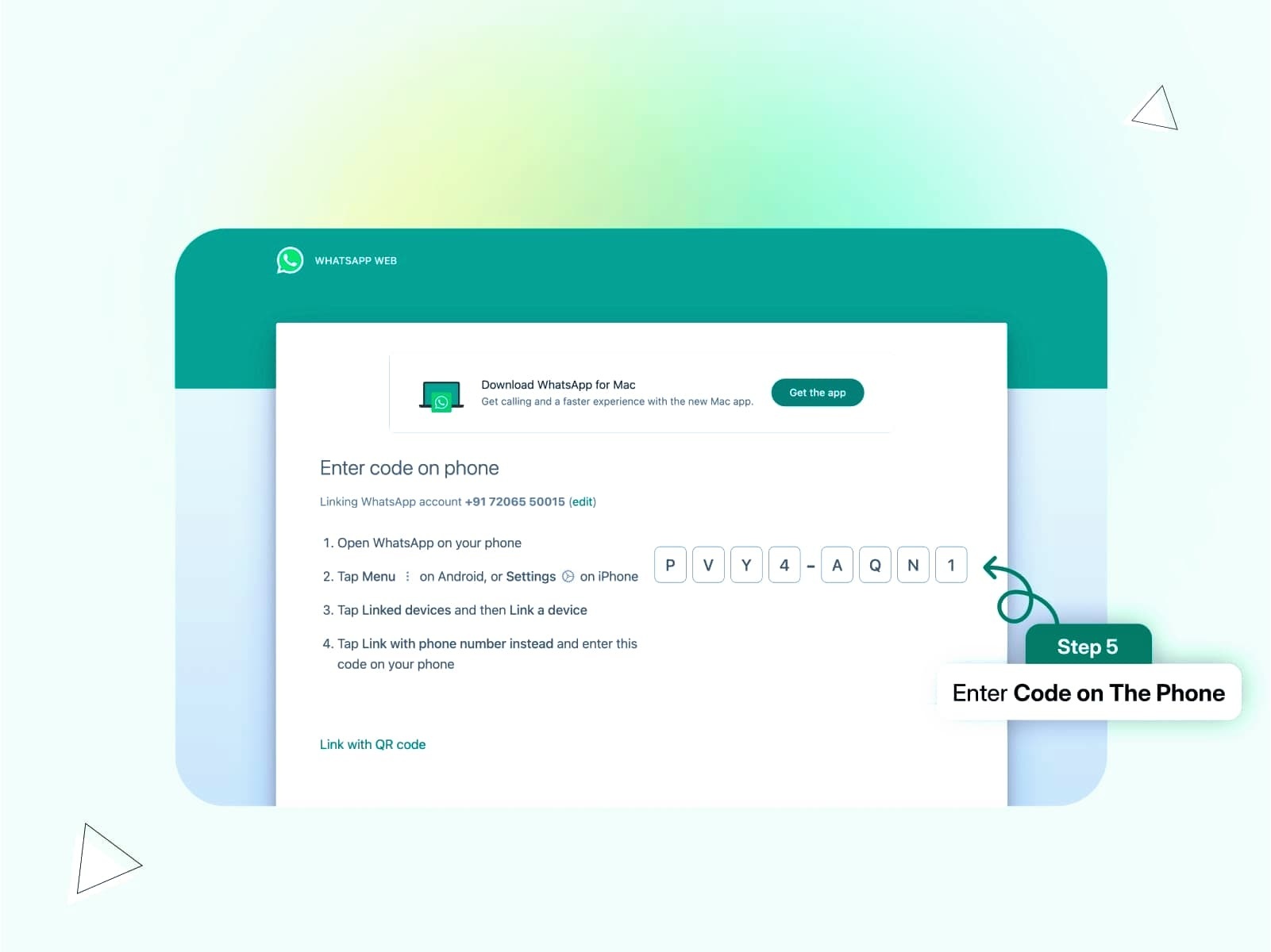 Can WA web contacts only be added via phone number? 二