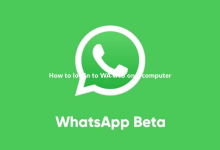 How to log in to WA web on a computer-Wa web