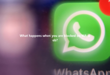 What happens when you are blocked on WA web?-Wa web
